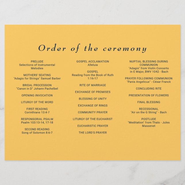 Elegante Simple Ray Blume mit Monogram Wedding Flyer (Hinten)
