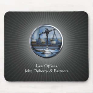 Elegante Skalen von Gerechtigkeit Mousepad