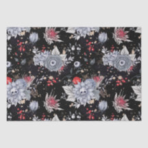 Elegante Skull Rose Coffin Silver Black