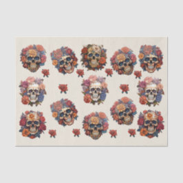 Elegante Skulls Seidenpapier