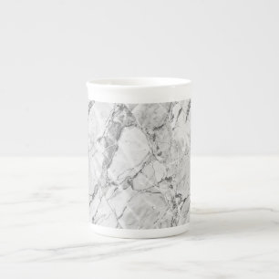 Elegante Slate Whisper Stream Bone China Tasse
