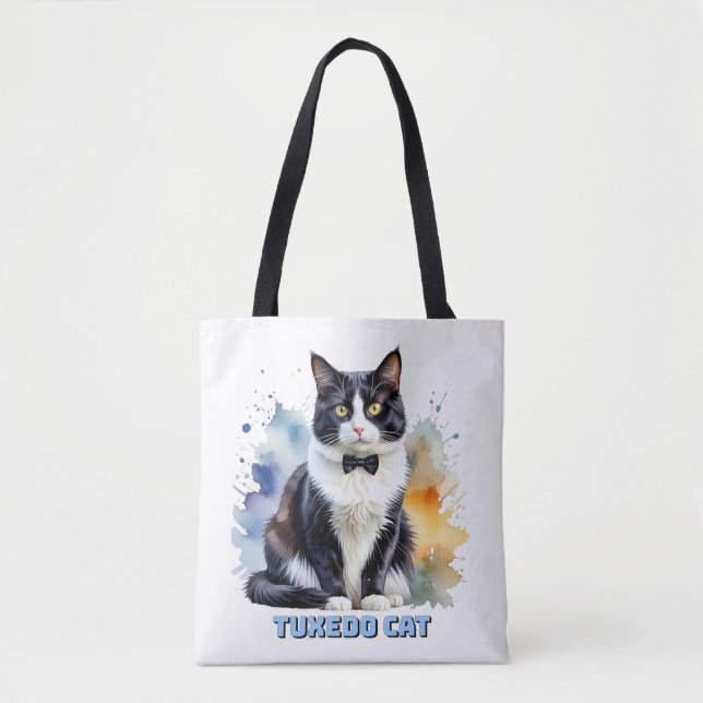 Elegante Smoking-Katze (Vorderseite)