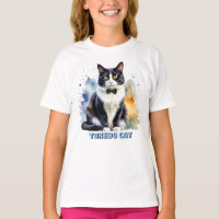 Elegante Smoking-Katze