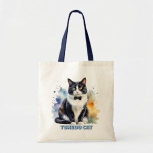 Elegante Smoking-Katze Tragetasche