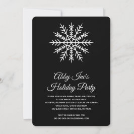 Elegante Snowflake Corporate Holiday Party Einladung