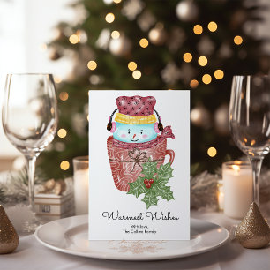 Elegante Snowman Tasse Weihnachten