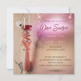 Elegante Soiree Cocktail Einladung