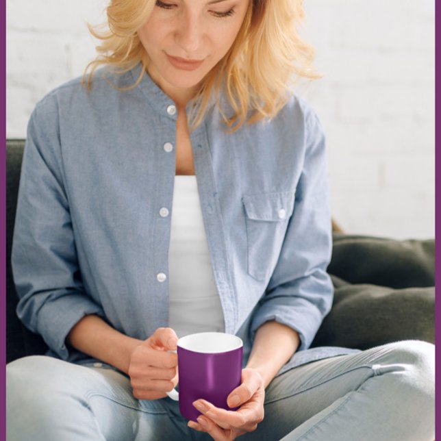 - Elegante Solid Pum - Kaffee-Tasse Kaffeetasse (Mockup 1)