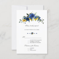 Elegante Sonnenblumen Navy Blumen Blütenblumen Hoc