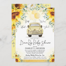 Elegante Sonnenblumenanlage mit Kinderdusche Einladung