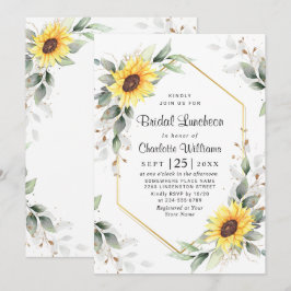 Elegante Sonnenblumengrün Bellinzona Einladung