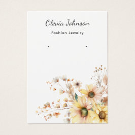 Elegante Sonnenblumenschmuckkarte