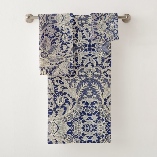 Elegante Spitze Badhandtuch Set (Insitu)