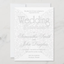 Elegante Spitzen Gray & White Moderne Minimalistis