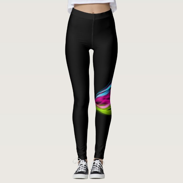 elegante Sportmädchen LEGGINGS (Vorderseite)