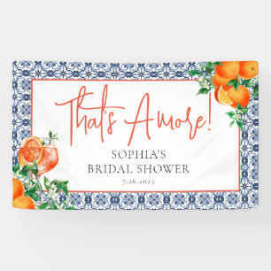 Elegante Spritz Orange Brautparty Banner
