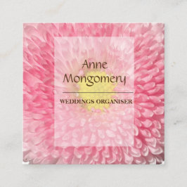 Elegante Square Business Card Quadratische Visitenkarte