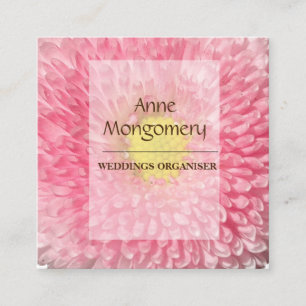 Elegante Square Business Card Quadratische Visitenkarte