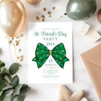 Elegante St. Patrick's Day Party Einladung
