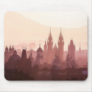 Elegante Stadt Prag - Akrylkunstwerk Mousepad