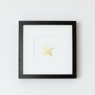 Elegante Star Real Gold Foliendrucke