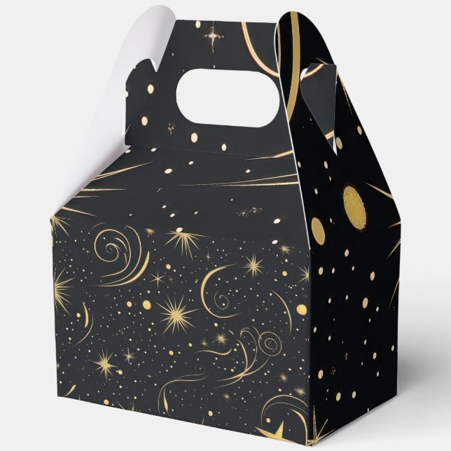Elegante Starry Night Geschenkboxen Geschenkschachtel (Rückseite)