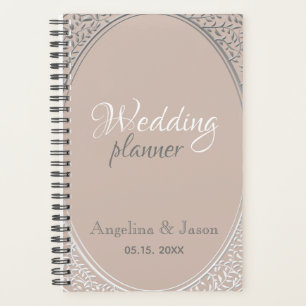 Elegante Staubrose Hochzeit Planer