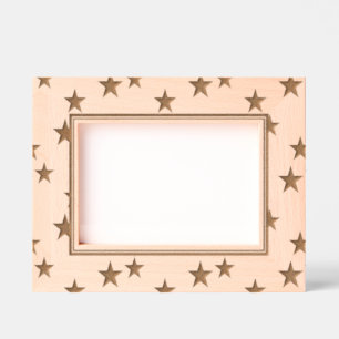 Elegante Sterne Geätzte Rahmen