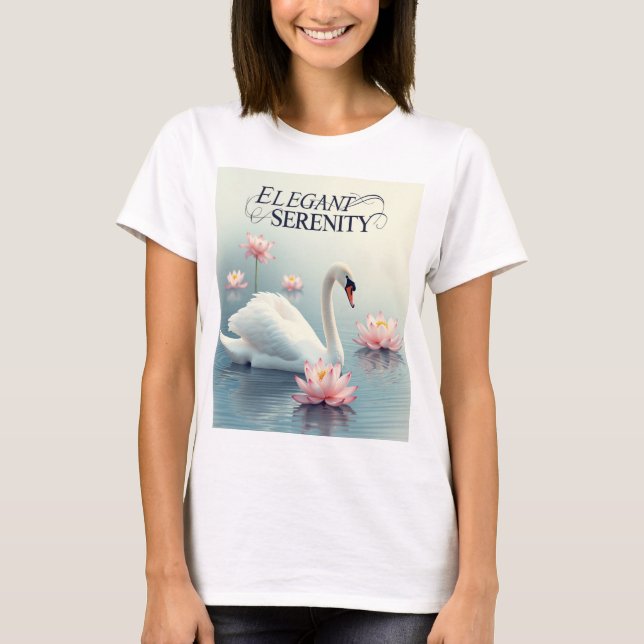 Elegante Stille: Ruhe und Raffiniert T-Shirt (Vorderseite)
