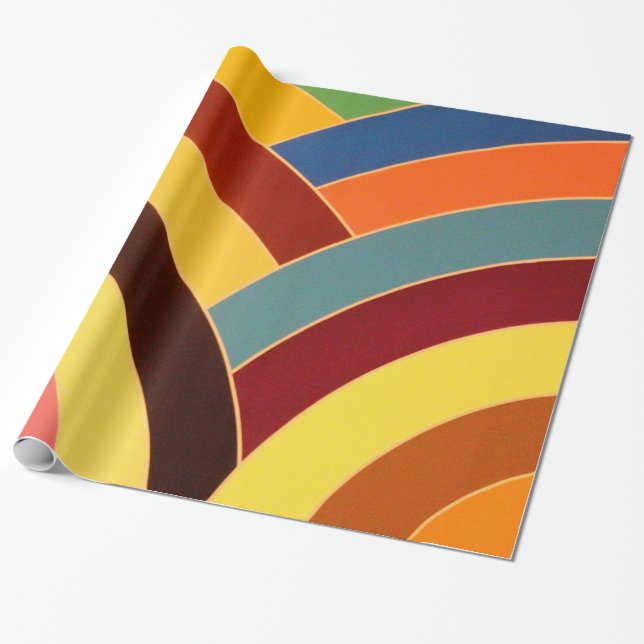 elegante, stilvolle Chevrons Geschenkpapier (Ungerollt)