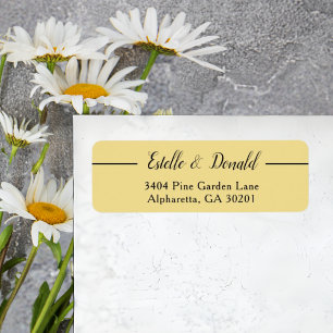 Elegante stilvolle falsche Gold-Hochzeitsrücksende