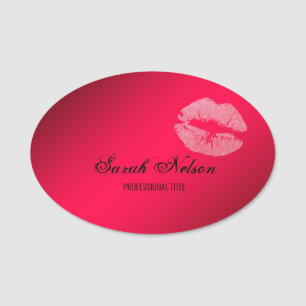 Elegante Stilvolle Glitzer Namensschild