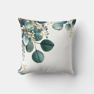 Elegante stilvolle Grünpflanzen Botanical Cottage  Kissen