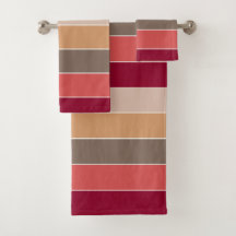 Elegante stilvolle warme Herbstfarbene Streifen