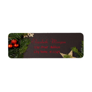 Elegante, stilvolle Weihnachtsbälle, Kiefernbaumzw