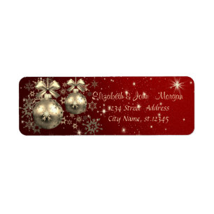 Elegante stilvolle Weihnachtskugeln, Schneeflocken