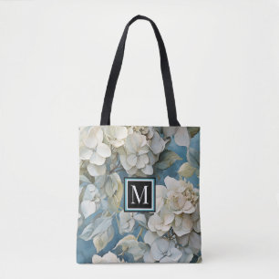 Elegante stimmungsvolle blaue Aquarellblumen