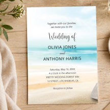 Elegante Strandhochzeit am Meer