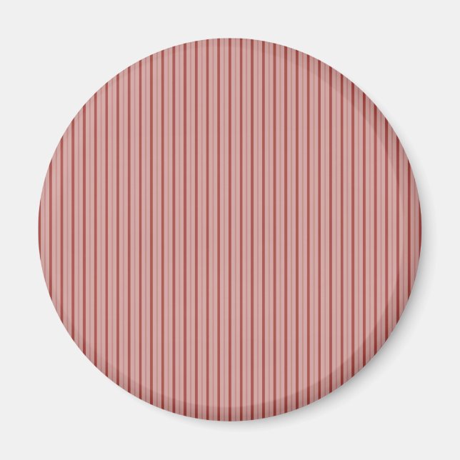 Elegante Streifen rosa Magnet (Vorne)