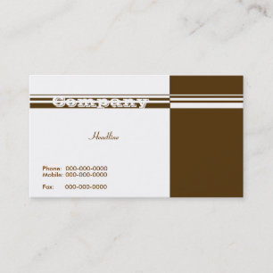 Elegante Stripes Business Card Visitenkarte
