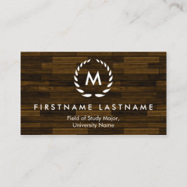 Elegante Studenten-Visitenkarten Telefonnummerkarte