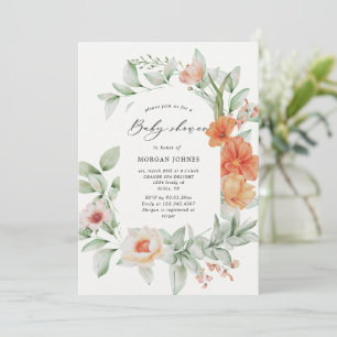 Elegante Summer Garden Floral Baby Dusche
