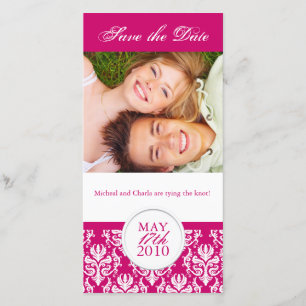 Elegante Summer Save the Date Fotokarte