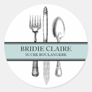 Elegante süße große runde Aufkleber