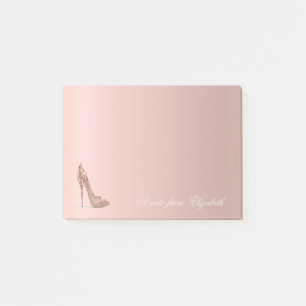 Elegante süße stilvolle feminine High Heels Post-it Klebezettel