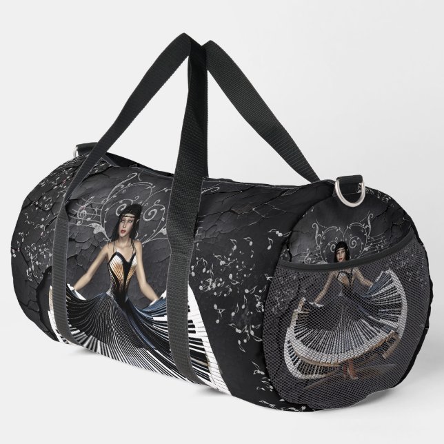 Elegante Tänzerin Duffle Bag (Rechte Ecke)