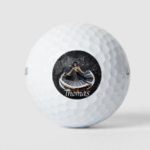 Elegante Tänzerin Golfball