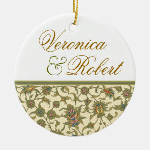 Elegante Tapisserie-Andenken-Verzierung Keramikornament