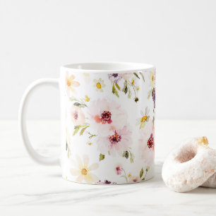 Elegante Tasse des Kaffees - Wasserfarbe