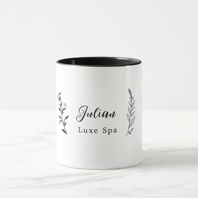 Elegante Tasse Personalisierter Wellness-Center (Zentrum)